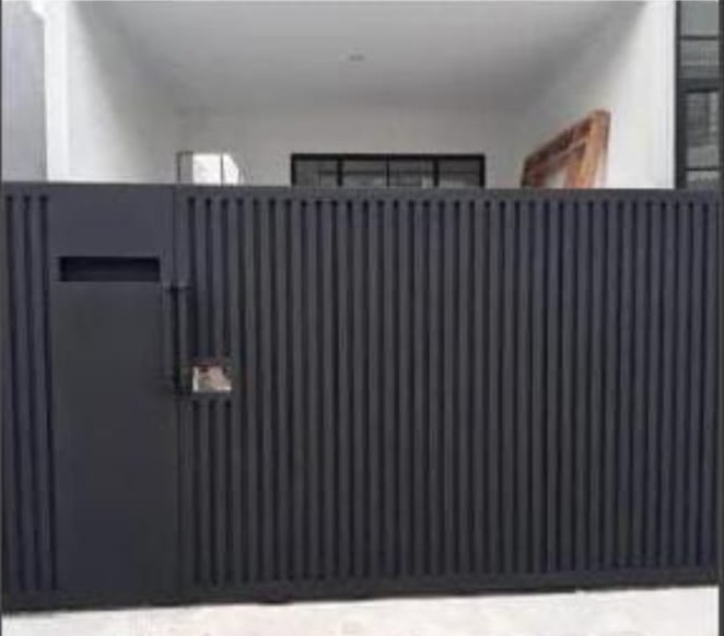 PINTU PAGAR FULL PLAT